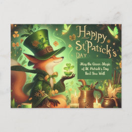 Groene magie van St. Patrick's Day Vind je goed Briefkaart