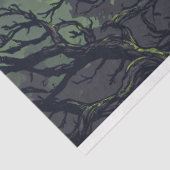Groene Magische Drank Ketel Halloween Decoupage Tissuepapier (Detail)