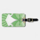 Groene Magische Meisje  Bagagelabel (Voorkant horizontaal)