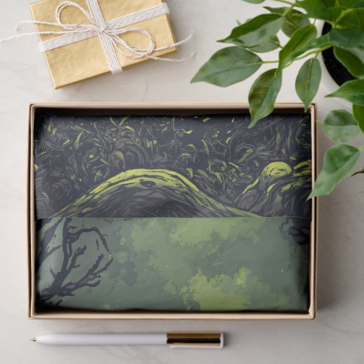 Groene Magische Potion Cauldron Halloween Decoupag Tissuepapier (Geschenk)