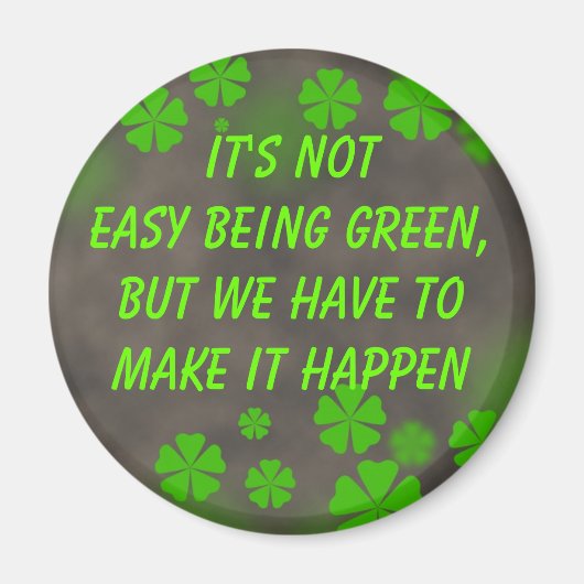 Groene magneet zijn (Voorkant)