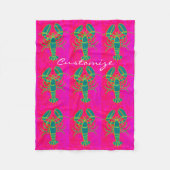 groene maïkreeft rode Thunder_Cove Fleece Deken (Voorkant)