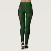 Groene Majesteit: Groen Man Leggings (Achterkant)