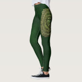 Groene Majesteit: Groen Man Leggings (Links)