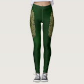 Groene Majesteit: Groen Man Leggings (Voorkant)