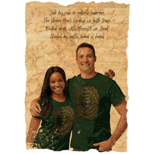Groene Majesteit: Groen Man T-shirt