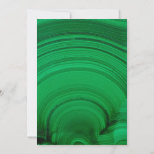 Groene Malachiet Close-Up Bedankkaart