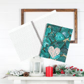 Groene Malachiet Crystal Hart Oma Notitieboek