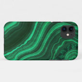 Groene Malachiet Textuur Case-Mate iPhone Case (Achterkant (horizontaal))