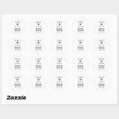 Groene Malle Bril Red de Datum Stickers (Vel)