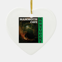 Groene mammothave Kentucky Keramisch Ornament