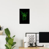 Groene Man Poster (Thuiskantoor)