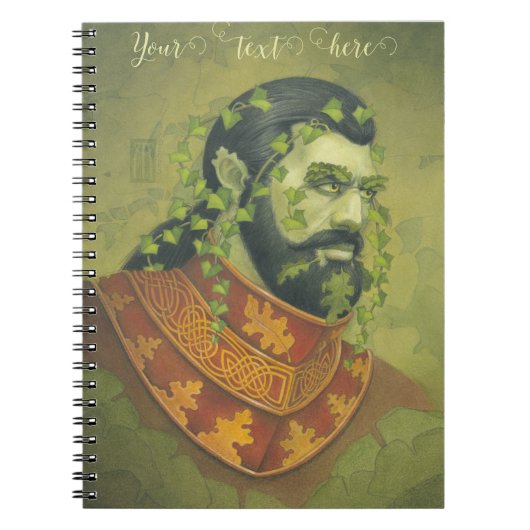 Groene Man Ridder Notitieboek (Voorkant)