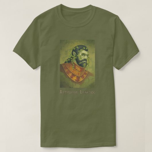 Groene Man Ridder T-shirt (Design voorkant)
