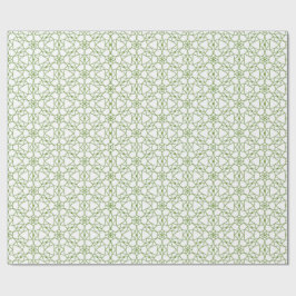 groene mandala-geometrie cadeaupapier