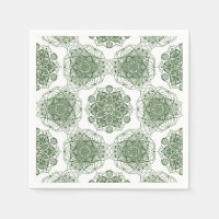 Groene mandala geometrie