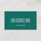 Groene Mandala Yoga Fitness Visitekaartjes (Achterkant)