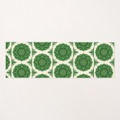 Groene Mandala Yogamat (Voorkant (horizontaal))