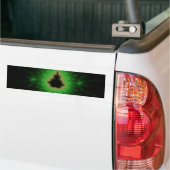 Groene Mandelbrot-set Bumpersticker (Op Truck)