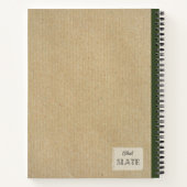  Groene Mangosteen Gepersonaliseerde Compositie Notitieboek (Achterkant)