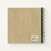  Groene Mangosteen Gepersonaliseerde Compositie Notitieboek (Achterkant)