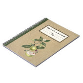  Groene Mangosteen Gepersonaliseerde Compositie Notitieboek (Linkerzijde)