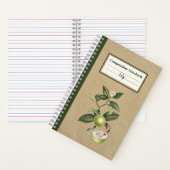  Groene Mangosteen Gepersonaliseerde Compositie Notitieboek (Binnen)