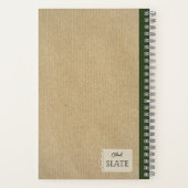  Groene Mangosteen Gepersonaliseerde Compositie Notitieboek (Achterkant)