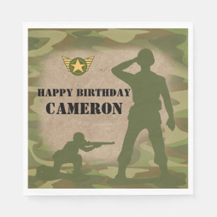 Groene Mannen Speelgoed soldaten Servet