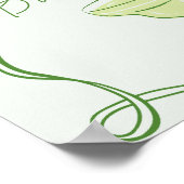 Groene Margs en Huwelijk Vrijgezellenfeest Welkom Poster (Hoek)