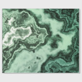 Groene Marmer 1 Cadeaupapier (Vlak)