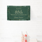 Groene Marmer 85e Verjaardag Spandoek (Insitu)