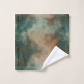Groene Marmer abstract Bad Handdoek (Wasdoekje)