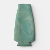 groene marmer abstract flesjeskoeler (Voorkant)