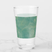 groene marmer abstract glas (Achterkant)