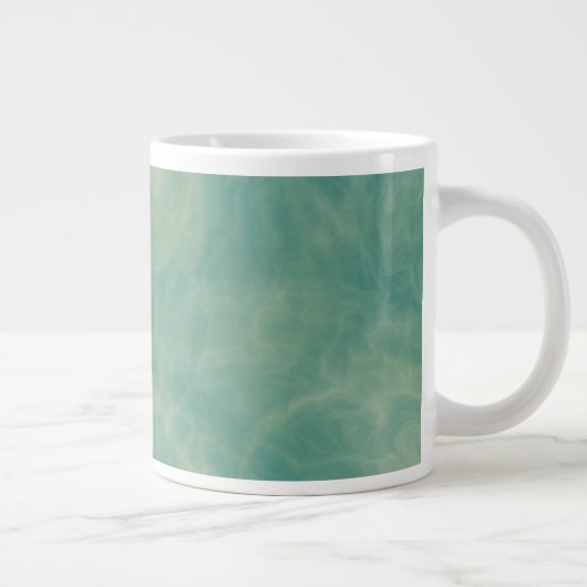 groene marmer abstract grote koffiekop (Rechts)