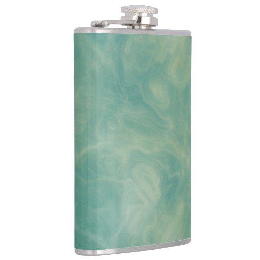 groene marmer abstract heupfles (Rechts)