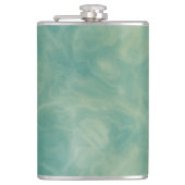 groene marmer abstract heupfles (Voorkant)