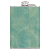 groene marmer abstract heupfles (Achterkant)