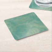 groene marmer abstract kartonnen onderzetters (Schuin)
