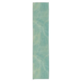 groene marmer abstract korte tafelloper (Voorkant)