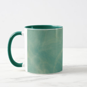 groene marmer abstract mok