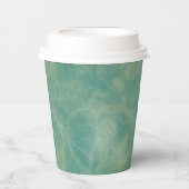 groene marmer abstract papieren bekers (Voorkant)