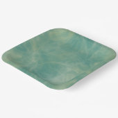 groene marmer abstract papieren bordje (Gebogen)
