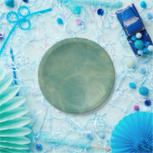 groene marmer abstract papieren bordje (Feest)