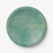 groene marmer abstract papieren bordje (Voorkant)