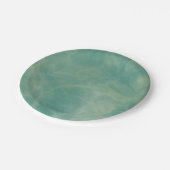 groene marmer abstract papieren bordje (Gekanteld)