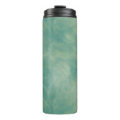 groene marmer abstract thermosbeker (Voorkant)