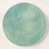 groene marmer abstract zandsteen onderzetter (Voorkant)