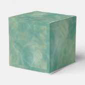 groene marmer abstracte keramische tegel bedankdoosjes (Achterkant)